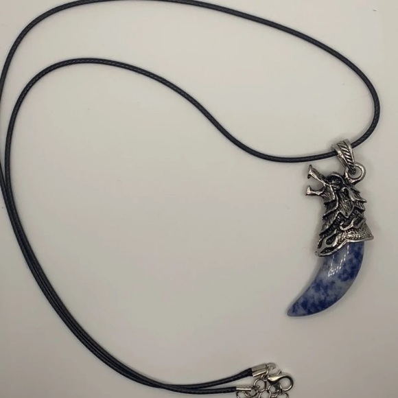 Hand Crafted Other - Wolf Tooth Pendant | Mens Crystal Necklace | Boyfriend Gift | Crystals For Men